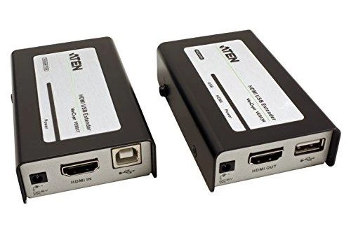 ATEN HDMI ir USB plėtinys per Ethernet, 3D, 1080p iki 60m, HDCP, Juodas VE803