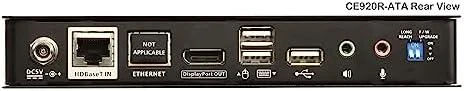 Aten CE920 USB DisplayPort HDBaseT2.0 KVM ilgintuvas, 4K@100m be Ethernet prievado | Aten | KVM ilgintuvai | CE920 USB DisplayPort HDBaseT2.0