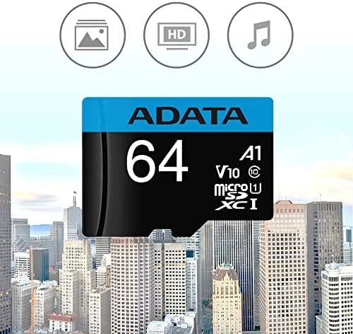 ADATA 64GB Micro SDXC V10 85MB/s + adapteriai