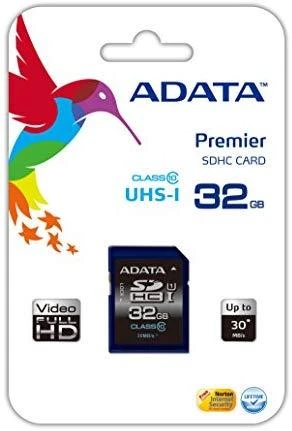 Atminties kortelė ADATA 32GB SDHC UHS-I Class10
