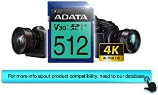 Atminties kortelė A-DATA Premier Pro SDXC, UHS-I U3 Class 10, 64GB, mėlyna / ADATA-338
