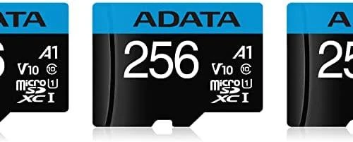 ADATA 256GB Premier Micro SDHC, R/W iki 100/25 MB/s, su adapteriu