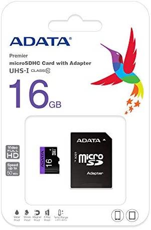 Atminties kortelė ADATA | Premier UHS-I | 16 GB | Micro SDHC | Flash atminties klasė 10 | SD adapter