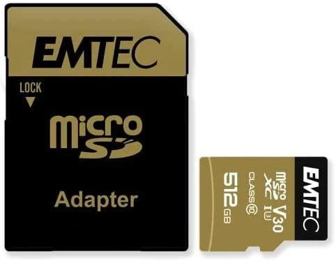 Emtec 512GB Micro SDXC kortelė su adapteriu