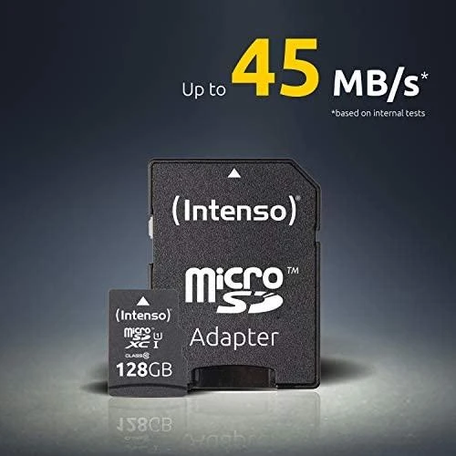 Atminties kortelė „Micro SDXC 64GB UHS-I“ atmintis su adapteriu 3423490 INTENSO