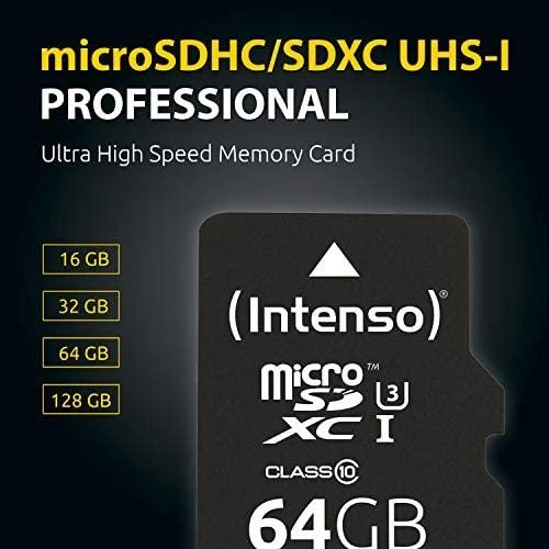 ATMINTIS Micro SDHC 32GB C10 SU ADAPTERIU 3433480 INTENSO