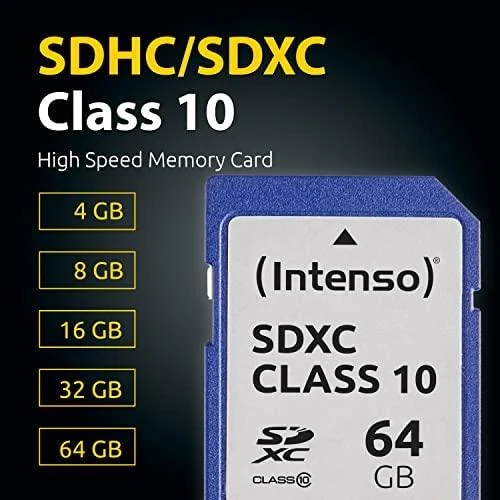 Atminties kortelė Intenso SDXC 64GB Class10 3411490