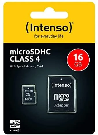Atminties kortelė MEMORY Micro SDHC 16GB C4/3403470 INTENSO