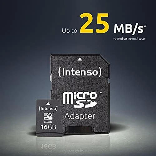 Intenso Micro SD kortelė su SD adapteriu