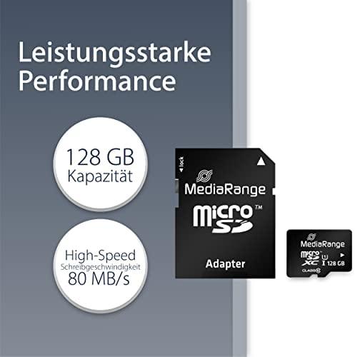 Atminties kortelė Karta MediaRange Micro SDXC 128 GB 10 klasės UHS-I/U1 (MR945)