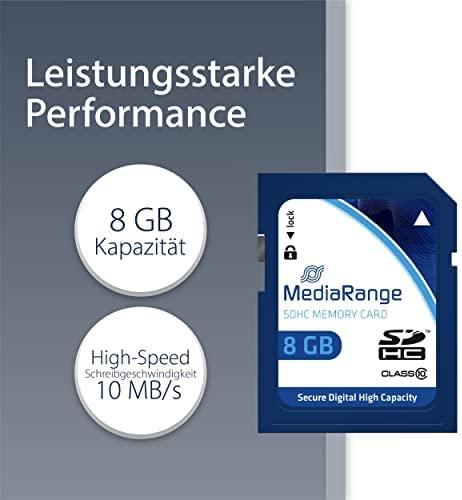 Atminties kortelė Karta MediaRange MR962 SDHC 8 GB Class 10 (MR962)