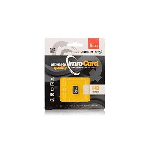 IMRO atminties kortelė Micro SD 8GB 100MB/s class10 UHS I