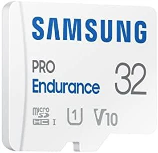 Samsung PRO Endurance 32GB micro SD kortelės paviršius