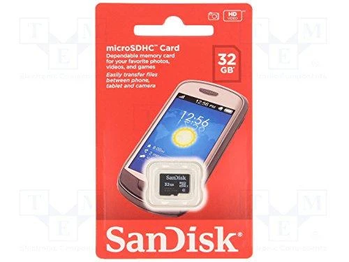 Atminties kortelė Sandisk 32 GB, Micro SDHC, Flash atminties klasė 4