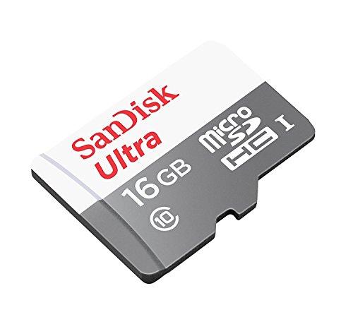 Atminties kortelė SANDISK 16 GB „Ultra Android Micro SDHC“ 80 MB/s, 10 klasė