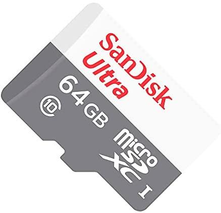 SANDISK 64GB Micro SD atminties kortelė, U1