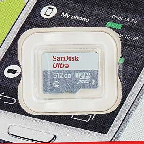 Atminties kortelė SanDisk Ultra Micro SDXC UHS-I Class 10, 512 GB, be adapterio