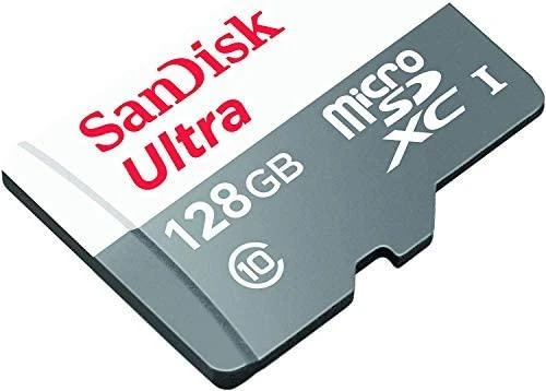 Atminties kortelė SanDisk Ultra Micro SDXC UHS-I Class 10, 128 GB, su adapteriu