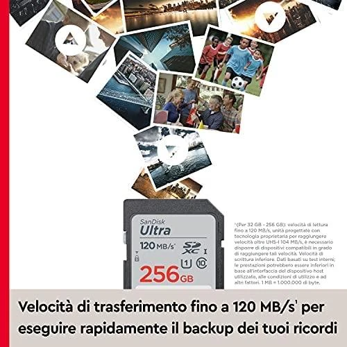 SANDISK Ultra 32GB SDHC atminties kortelė 120MB/s