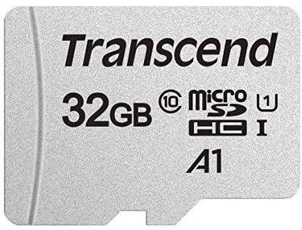 Atminties kortelė su adapteriu Transcend microSDHC USD300S 32GB CL10 UHS-I iki 95MB/S