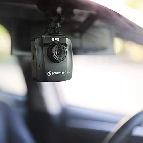 „TRANSCEND DrivePro 250“ vaizdo registratorius su siurbtuku ir „Sony“ jutikliu bei GPS imtuvu