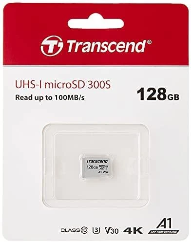 Atminties kortelė Transcend microSDXC USD300S 128GB CL10 UHS-I U3 iki 95MB/S