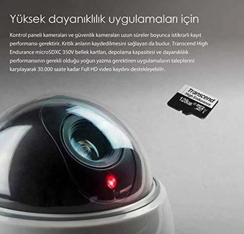 Atminties kortelė TRANSCEND 128GB Micro SD kortelė su adapteriu U1 High Endurance