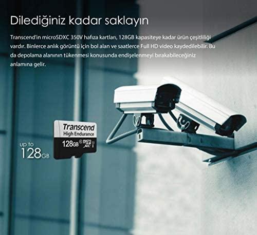 Atminties kortelė TRANSCEND 128GB Micro SD kortelė su adapteriu U1 High Endurance