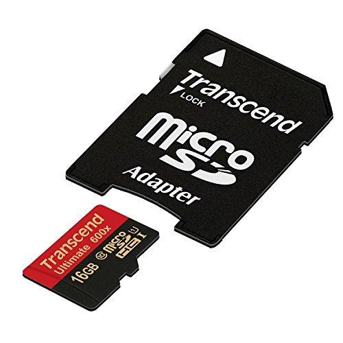 Atminties kortelė TRANSCEND 16GB Micro SDHC Class10 U1 MLC 600x