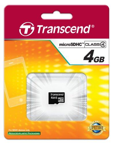 Atminties kortelė Tab Transcend MikroSDHC 4 GB klasė 4 (TS4GUSDC4)