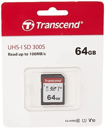 Atminties kortelė Transcend 300S SDXC 64 GB Class 10 (TS64GSDC300S)