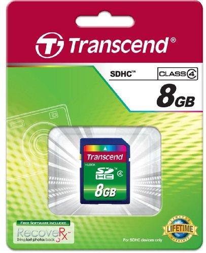 Atminties kortelė Transcend SDHC 8GB 4 klasė