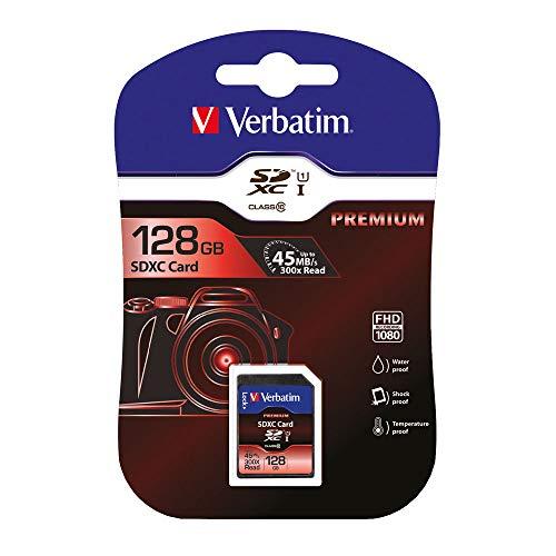 Atminties kortelė Verbatim Premium 128GB, 600x, SDXC UHS-I / V44025