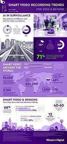 WD Purple atminties kortelės infografika
