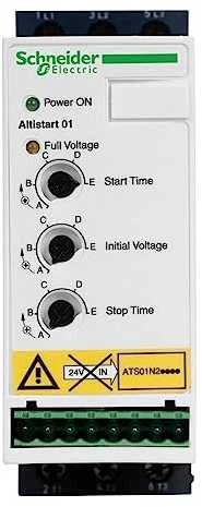 Schneider Electric Softstart Altistart 3F 380-415V AC 9A 4kW 400V ATS01N209QN
