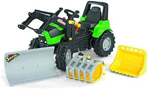 Rolly Toys Rodykite žaislų šaukštą traktoriaus griebtuvui, skirtam krauti medieną