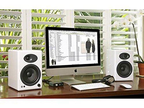 Audioengine A5+ Belaidės kolonėlės (pora, baltos spalvos)
