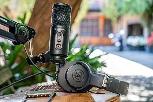 Audio-Technica CREATOR PACK ATR2500x-USB + ATH-M20x Komplektas: Mikrofonas + Ausinės + Laikiklis