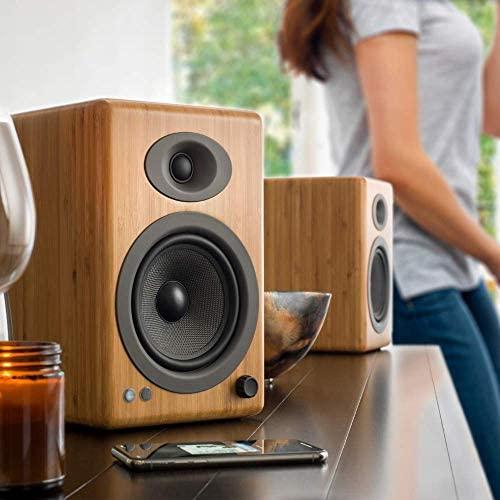 AudioEngine A5+ BT 100 W garso kolonėlės, 2 vnt. Juodos