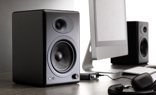 AudioEngine A5+ BT 100 W garso kolonėlės, 2 vnt. Juodos