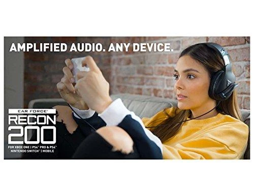 Žaidimų ausinės Turtle Beach Recon 200, Juodos