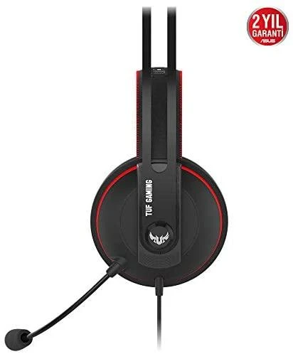 Žaidimų ausinės Asus TUF Gaming H7 Core, tinka PC, Mac, PS4, Nintendo Switch, mobiliems įrenginiams, Xbox One, Raudonos