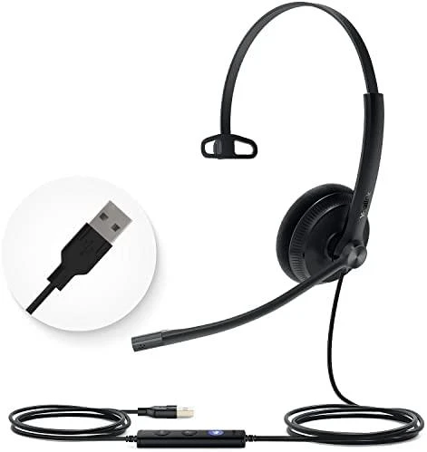 Yealink UH34 Mono Microsoft Teams USB-Ausinės