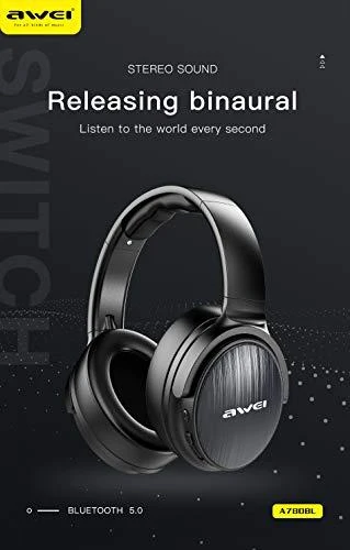 AWEI Ausinės A780BL Juodas, Belaidės, Over-Ear
