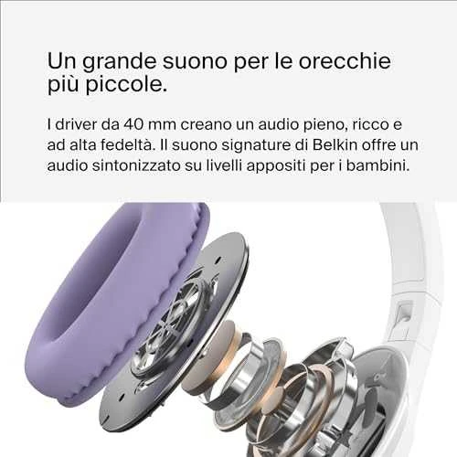 Ausinės Belkin SoundForm Inspire Balta (AUD006BTLV)