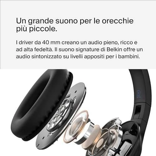 Belaidės Ausinės - Belkin Soundform Inspire, Juodos