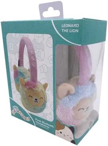 Pliušinės „Bluetooth“ ausinės „Leonard“ su „Squishmallows“
