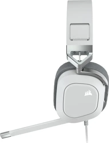 Corsair Ausinės Žaidimams HS80 RGB Su mikrofonu, Baltos, Over-Ear Su laidu