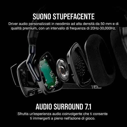 Žaidimų ausinės Corsair VOID RGB ELITE USB 7.1 erdvinis garsas Carbon |  Varle.lt