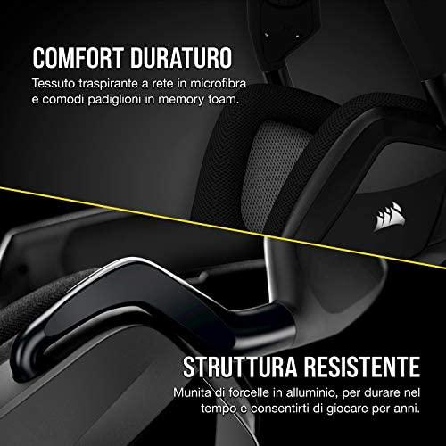 Žaidimų ausinės Corsair VOID RGB ELITE USB 7.1 erdvinis garsas Carbon |  Varle.lt